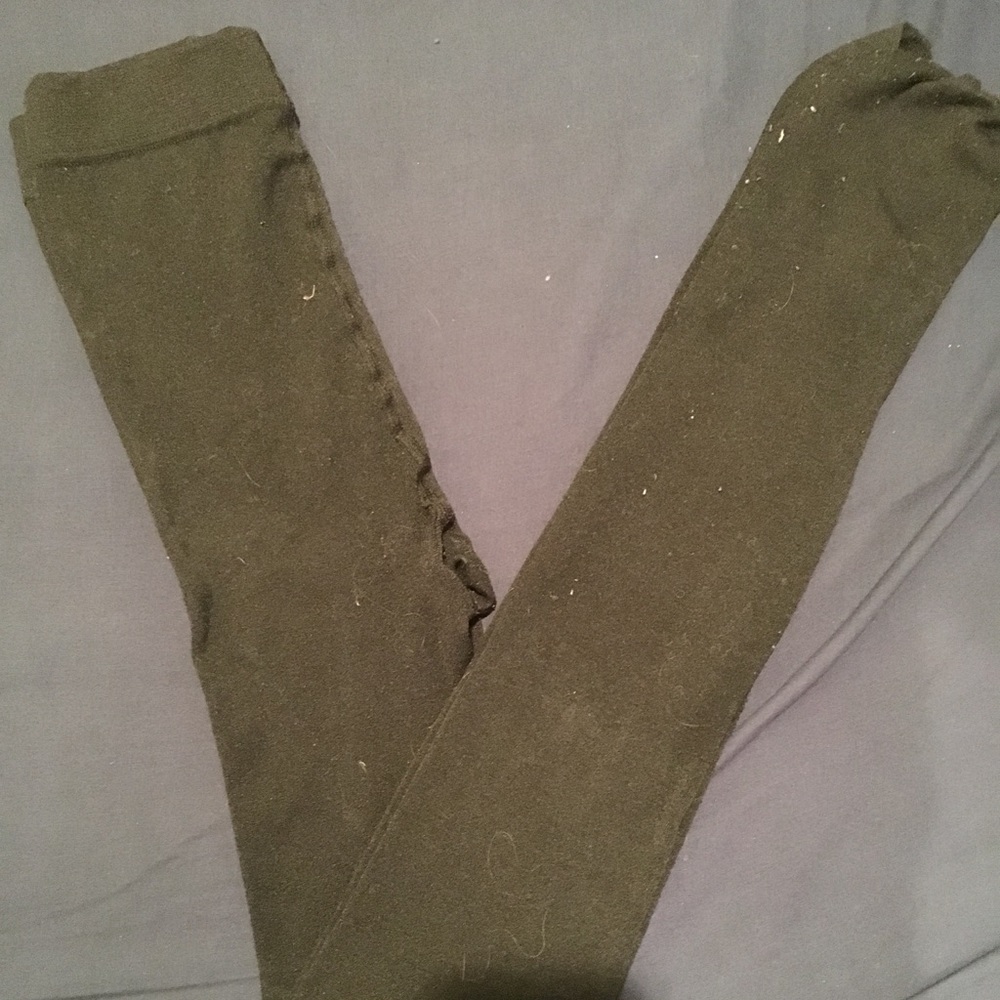 NWOT cotton black tights
